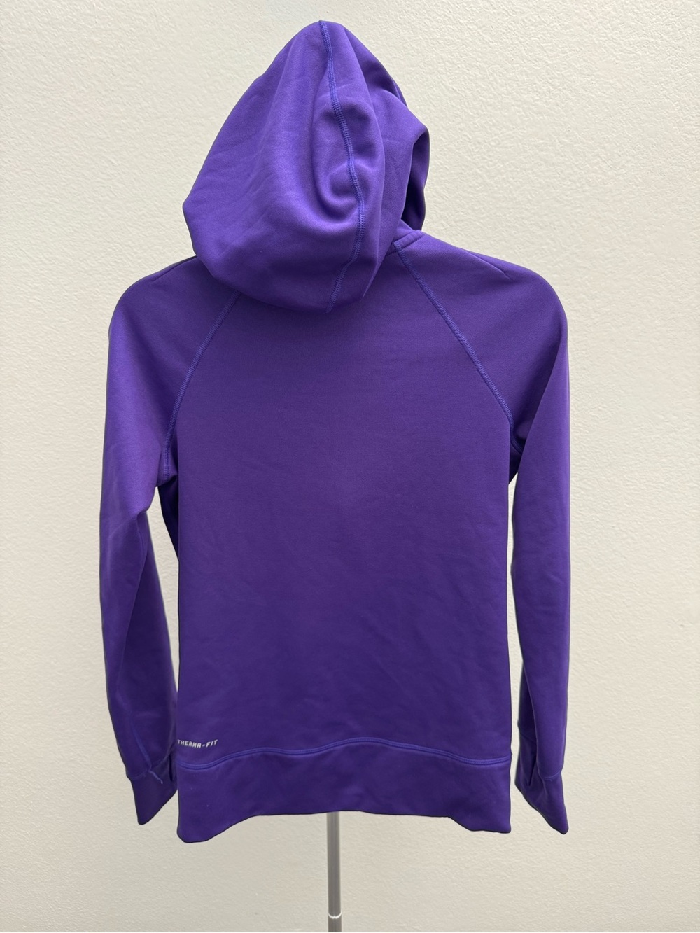 Nike Purple Zip-Up Hoodie with Hood Athletic Comfort Athleisure Cozy Versatile - Picture 2 of 9